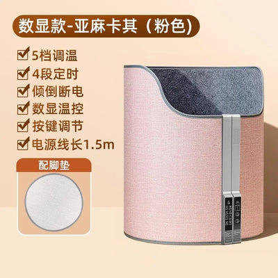 220V Electric Foot Warmer Under Desk Heating Pad for Office Winter Warmth Leg Heating Blanket BDD