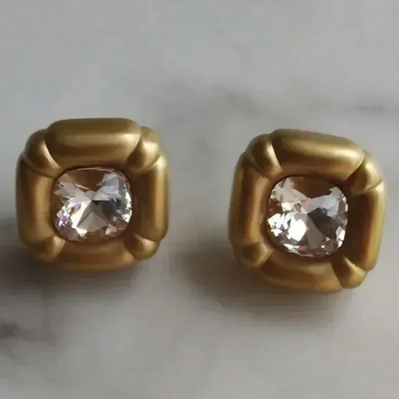 2025 New Trend Fine Jewelry Set Charming Luxury Yellow Flower Crystal Fashion Necklace Bracelet Earrings for Women's Party Gifts