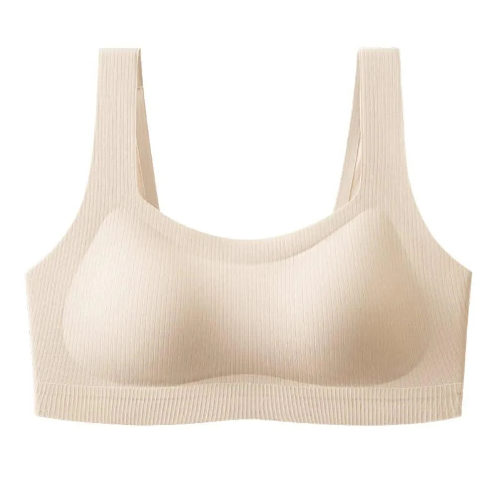 Comfortable Simple Wireless Bras Shockproof For Women