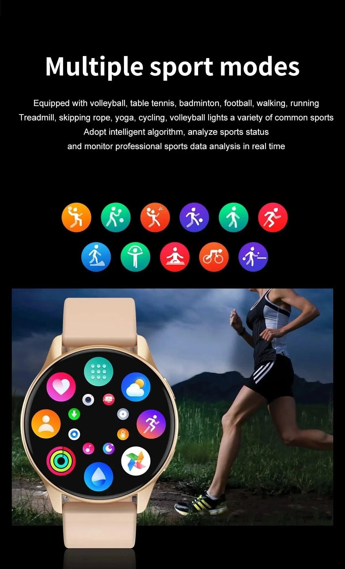 LIGE Women Bluetooth Call Smart Watch HeartRate Blood Pressure Monitoring Smartwatches Waterproof Men Smartwatch For Samsung IOS