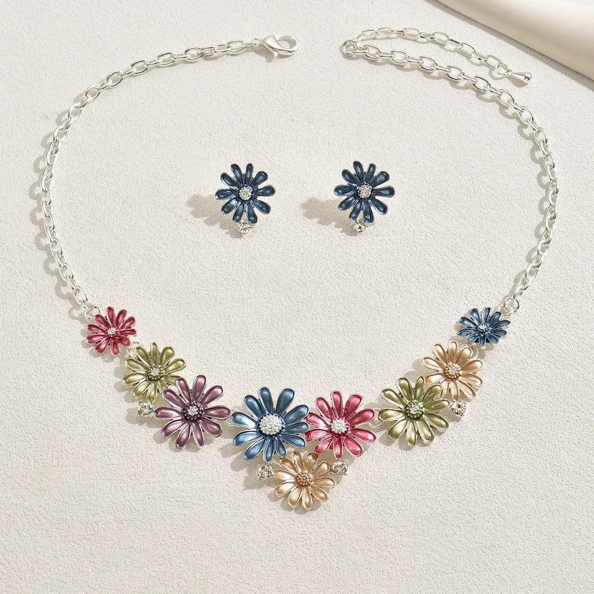 Luxury cring coco necklaces set high quality women’s neck chain choker new in jewelry pendant necklace birthday gift