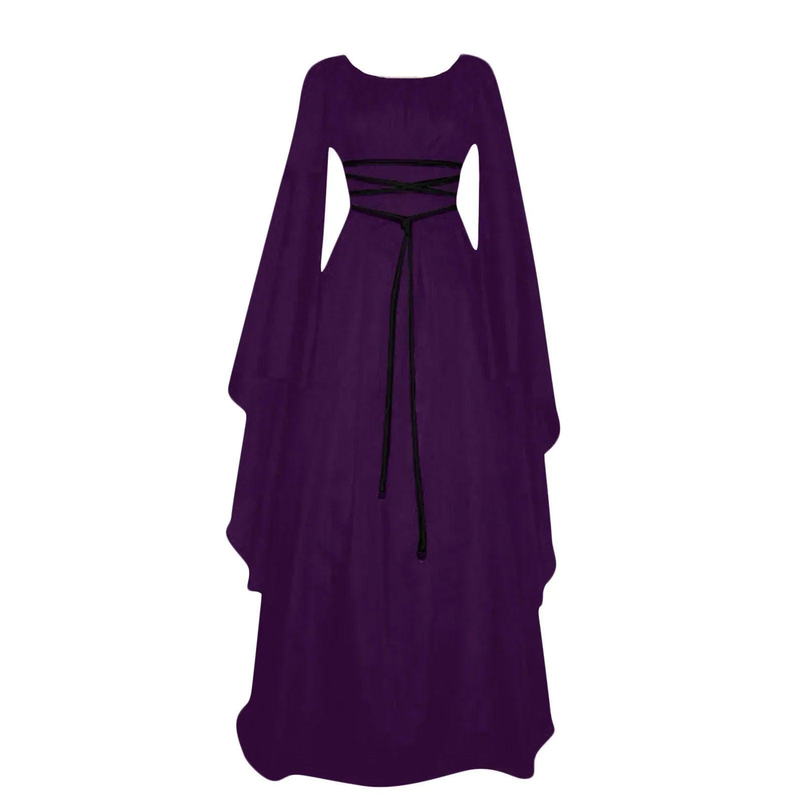 Women dresses vintage medieval cosplay costume ghost witch vampire gothic dress halloween christmas masquerade party