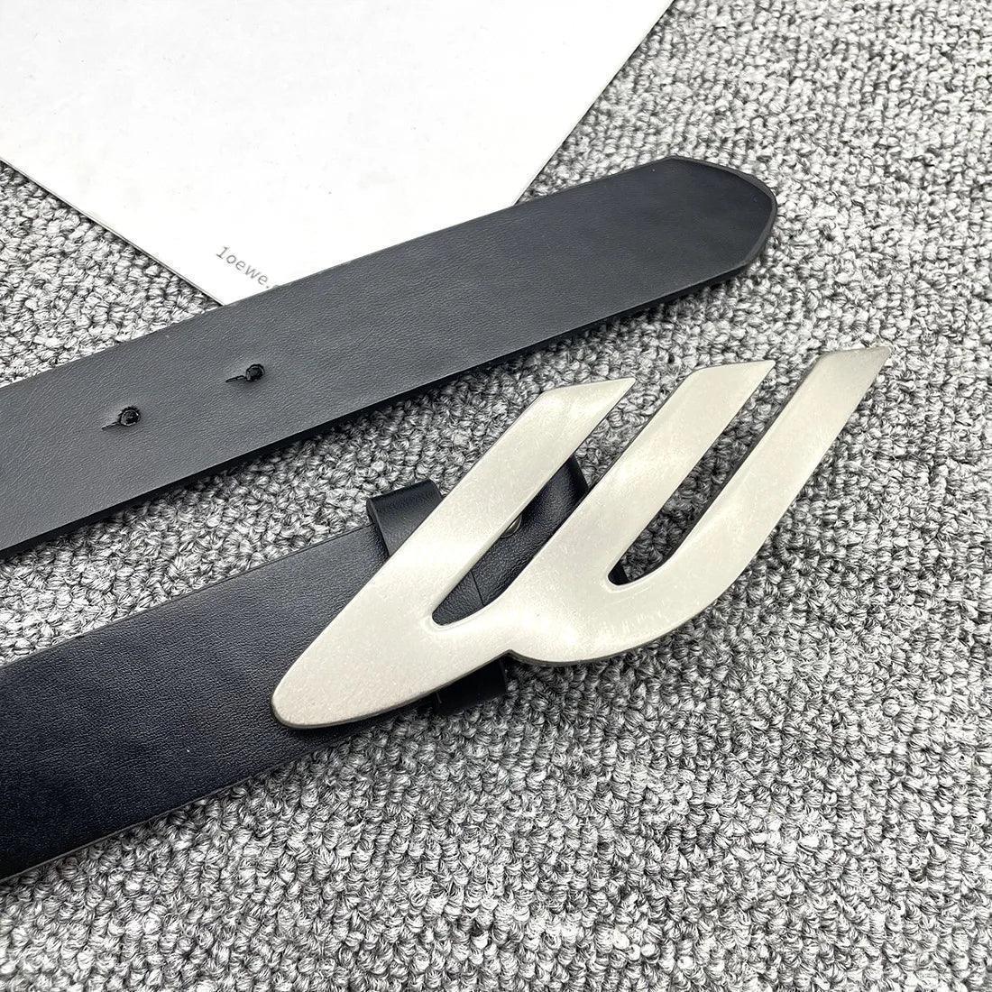 Designer alloy buckle waist strap pu leather belt for women |jeans trouser dress waistband female