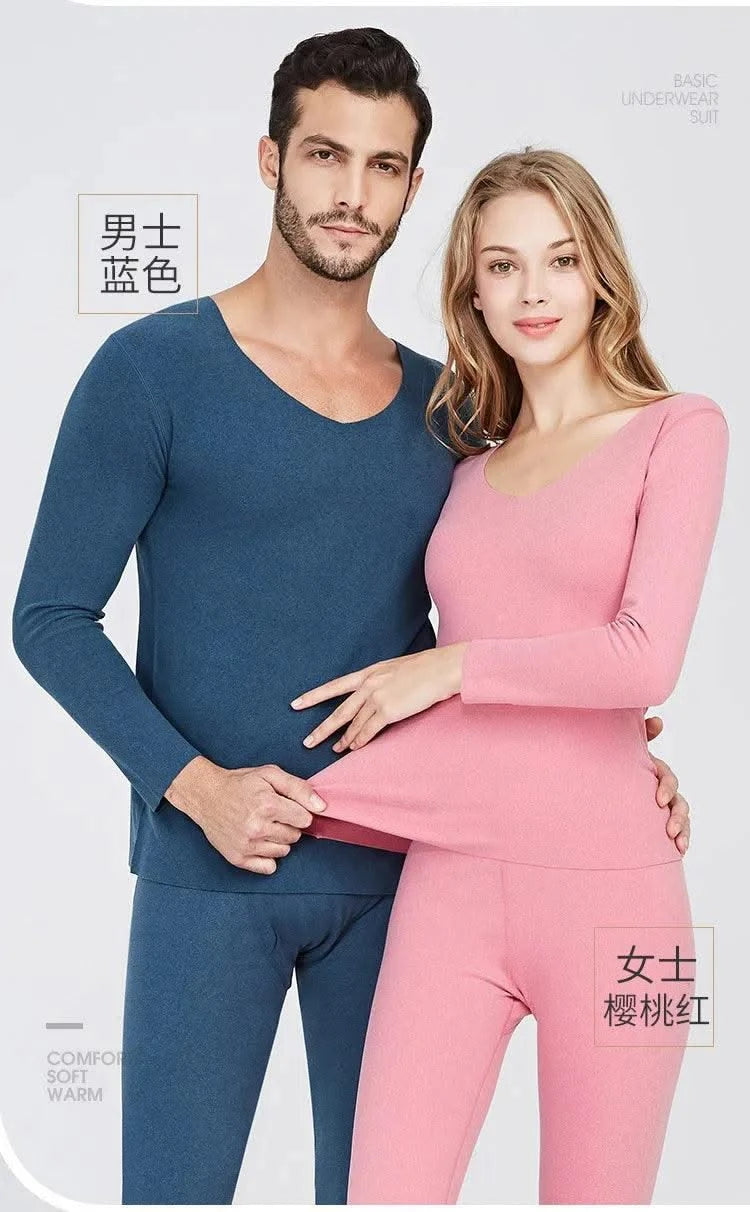 Thermal Underwear for Women Men - 2 Pack Sets Ultra Soft Long Pajama Set-Warm Base Layers with Fleece Lined for Cold Weather