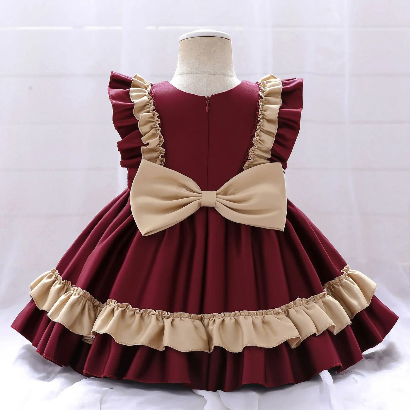 Chirstmas Costume Kids Christening Princess Lolita Vestidos For Toddler Birthday Party Children Baptism Baby Girl Clothes