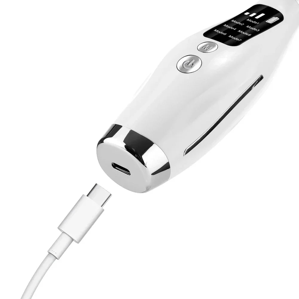 Electric Neck Lifting Beauty Device 7 Modes Facial Massager LED Lights Vibration Face Massage Double Chin Neck Lifting Massagers