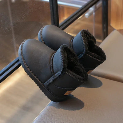 Kids Snow Boots for Boys Girls Thick Plush Children Thermal Ankle Boots Warm 2025 Autumn Winter Anti-skid Classic Fashion Boots