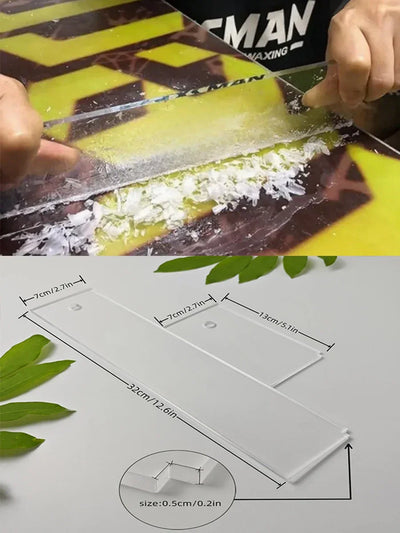 Snowboard Maintenance Wiper, Ski tools，Scraper Snowboard wax scraper, Double Board Waxing Removal Tools Snowboard Wax