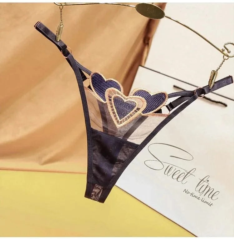 Sexy Panties Women Tong Embroidery Underwear Women Low-Rise Lingerie Girls' Thongs Women Panties Woman Clothing Underwear Female