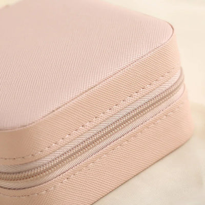 Jewelry Organizer Display Travel Jewelry Case Boxes Portable Jewelry Box Leather Storage Joyeros Organizador De Joyas