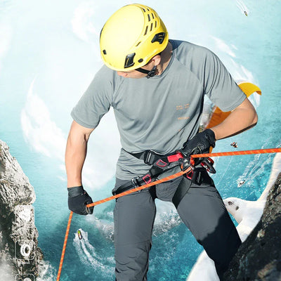 Outdoor Rock Climbing Harness Professional Sports Harnesses Waist Support Half Body Safety Belt Aerial Survival Mountain Tools