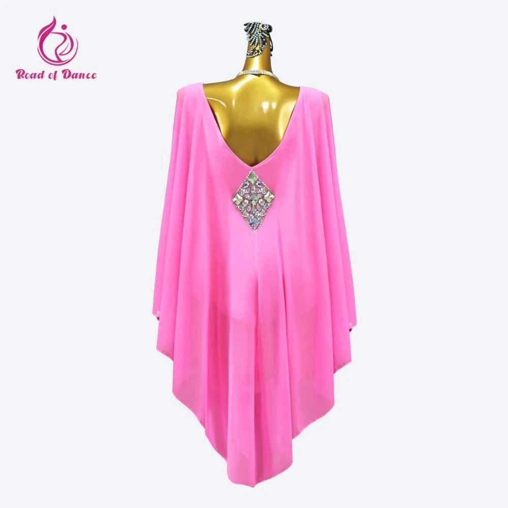 Pink Dress For Women Evening Latin Dance