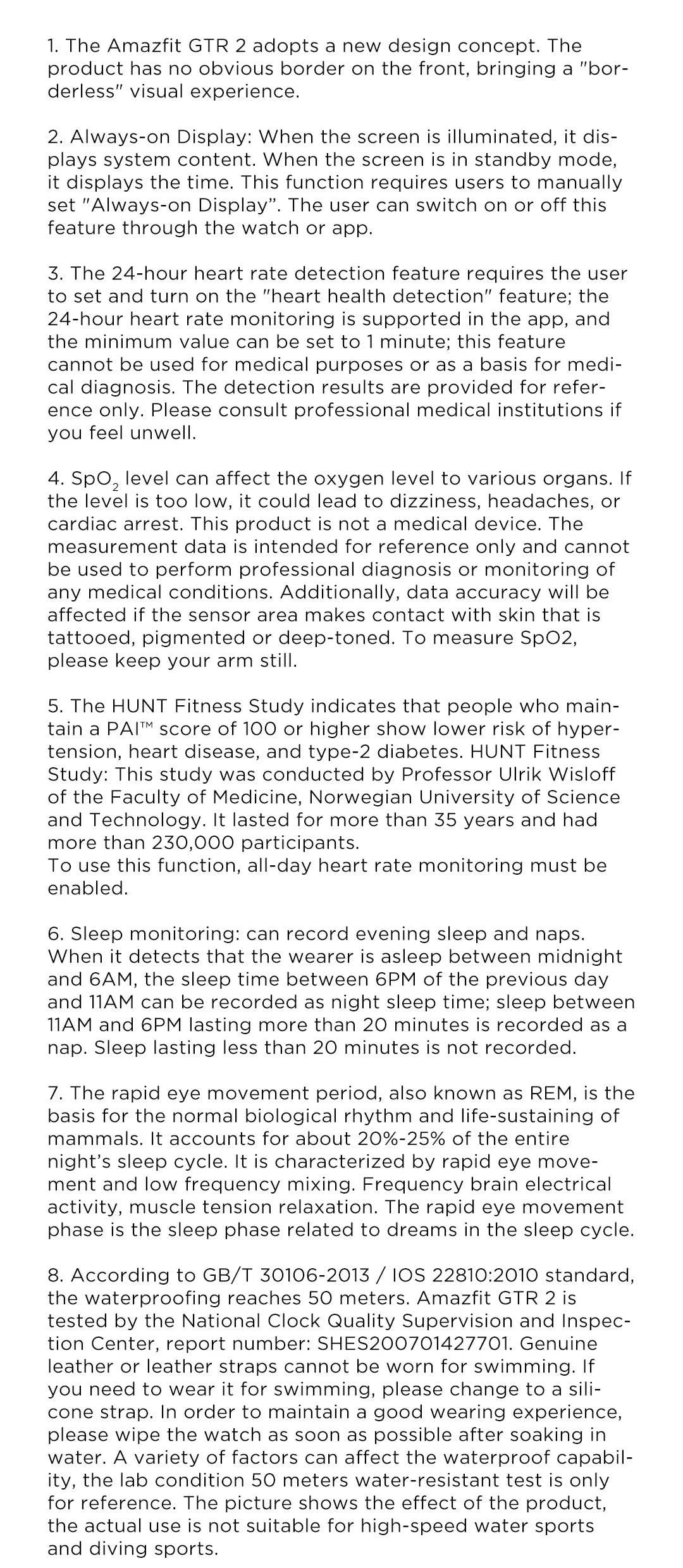 Amazfit GTR 2 Smartwatches No New Smart Watch For Men Waterproof 5ATM GPS 95New Exhibition SportsWatch Mens Refurbished Watch