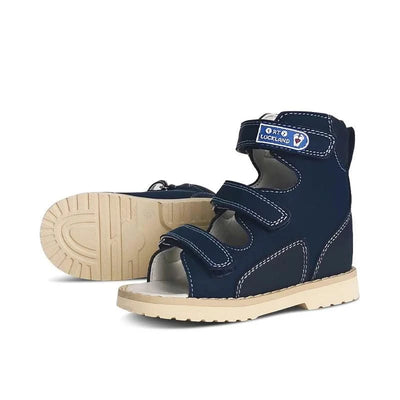 Boys Children Orthopedic Shoes For Kids Summer Sandals Toddler Leather Varus Clubfoot Footwear 2-8Year