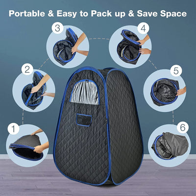 Sauna Box, Portable Steam Sauna, Portable Sauna for Home, Sauna Tent with Steamer