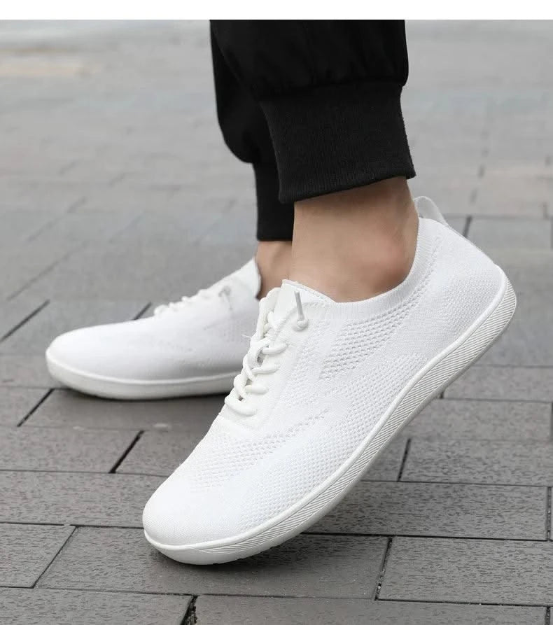 Wide Toe Barefoot Shoes Mens Womens Minimalist Walking Sneakers Shoes | Zero Drop Sole | Breathable Mesh Cross Training Shoes