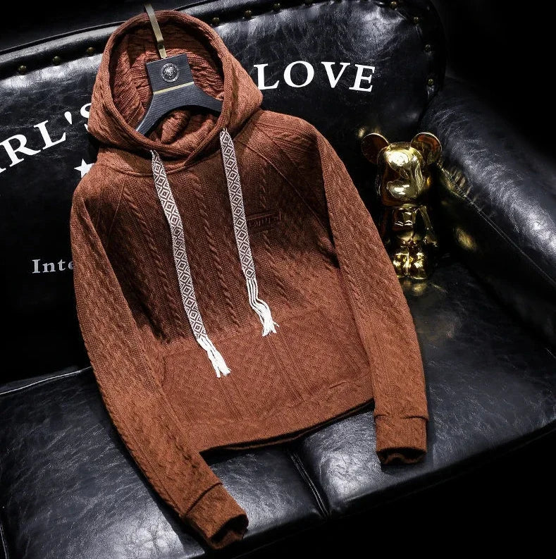 Sweatshirts for Man Cropped Hooded Men's Clothing Solid Green Hoodies Novelty and Cheap New in Loose Designer Streetwear Cotton