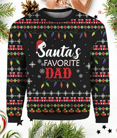 Funny Santa Claus Graphic Ugly Christmas Sweater For Men Fashion Autumn Winter 3D Printed Sweatshirt Casual Oversized Pullovers