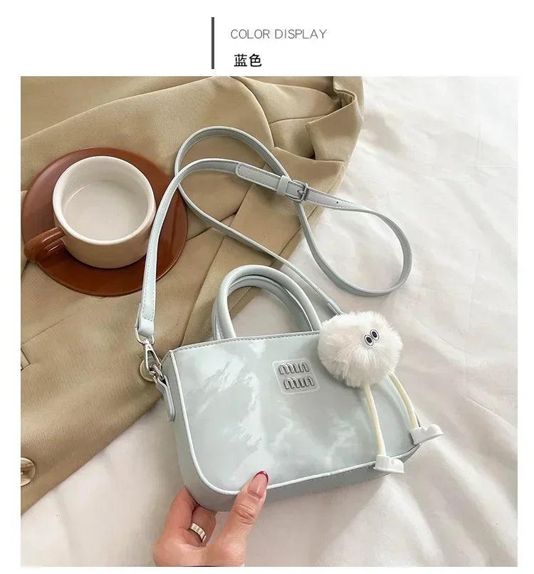 2025 new women’s luxury handbag designer small square purse fashion top handle crossbody bag elegant shoulder trendy