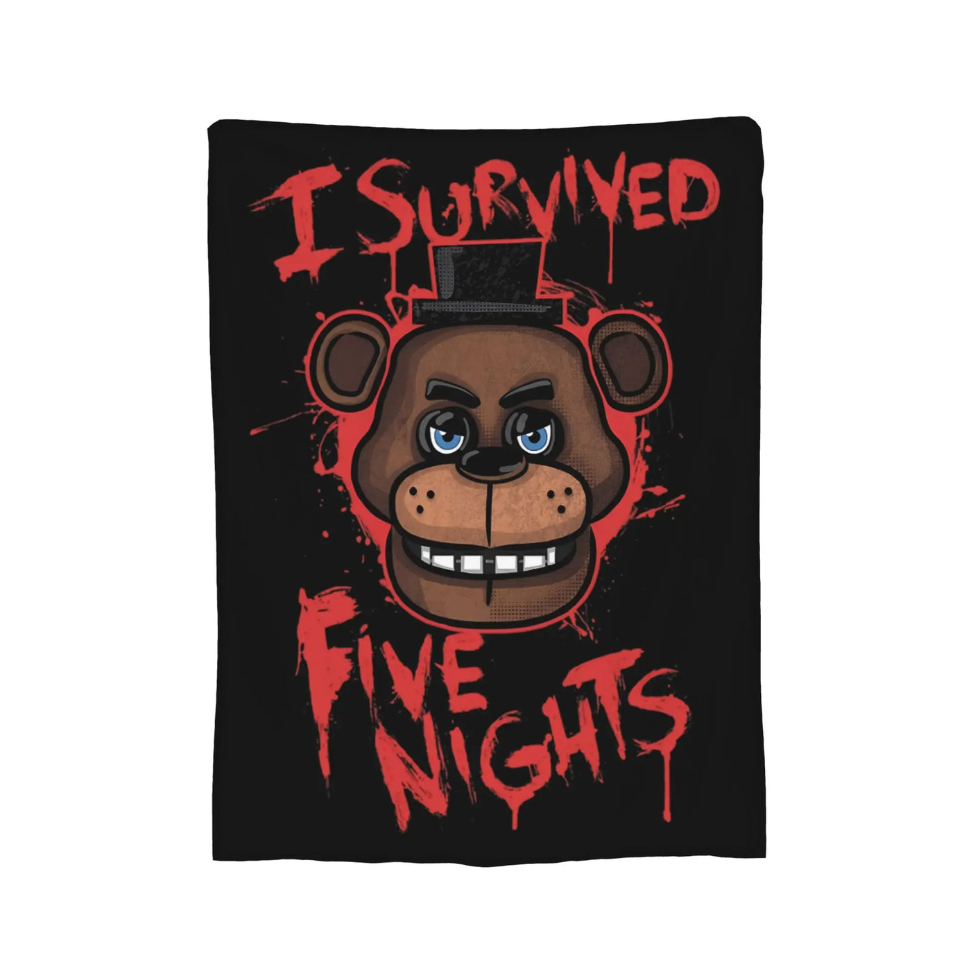 FNAF At Freddys Blankets Fleece Textile Decor Multi-function Super Soft Throw Blankets for Sofa Bedroom Bedspreads