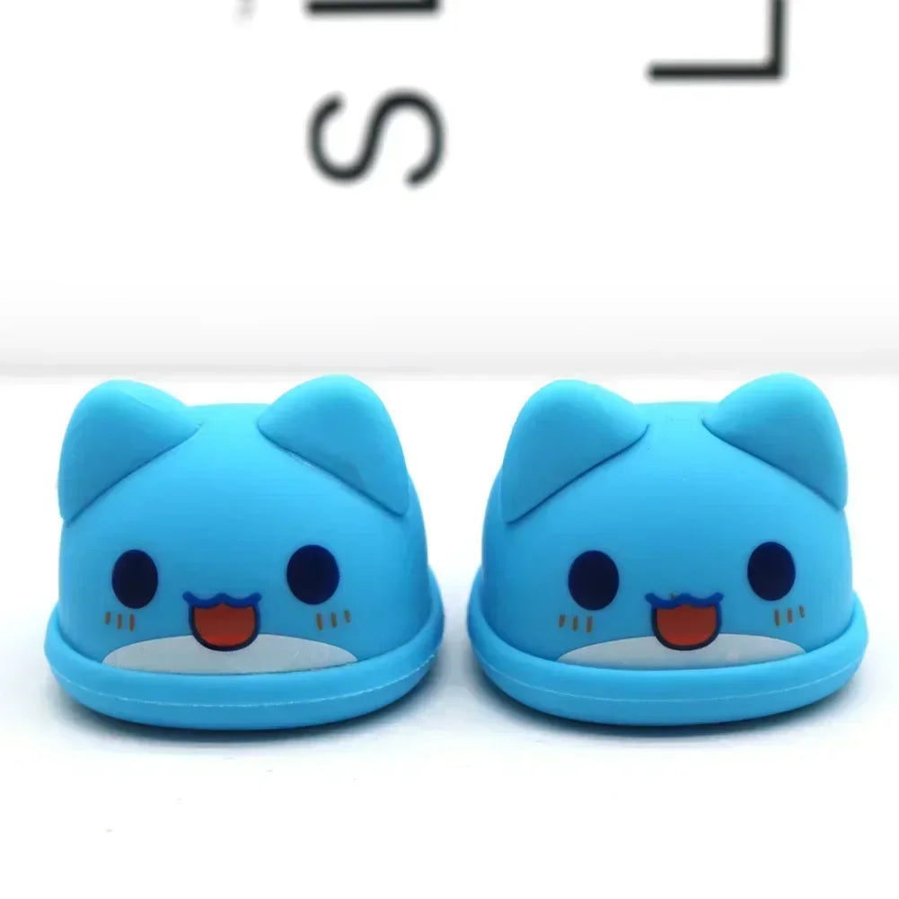 Labubu Shoes for 15/17cm Dolls Cute Animal Slippers Macaron Color Versatile Princess Shoes