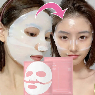 Bio Collagen Brightening Mask Deep Hydrating Shrink Pores Overnight Mask Gentle Moisturizing Refreshing Women Facial Skin Care