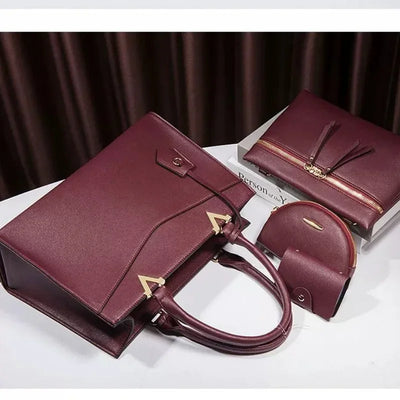 Women's Handbags Shoulder Bags For Female Luxury Designer Top-Handle Tote Bag Purse Wallet Quality Leather High-end texture