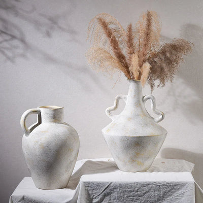 Ceramic Vases Retro Style Homestay Decorations Antique Hotel Art Flower Arrangements Home Decor Items