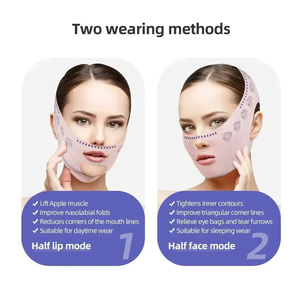 Face Slimming Bandage Women Face Lifting Belt V Line Shaper Chin Cheek Lift Up Anti Wrinkle Strap Facial Beauty Skin Care Tools