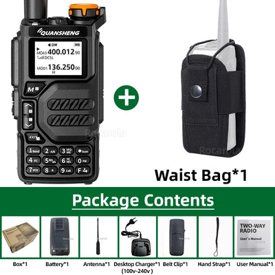Quansheng UV K5 Walkie Talkie Portable Radio Am Fm Two Way Radio Commutator Station Amateur Ham Wireless Set Long Range Receiver