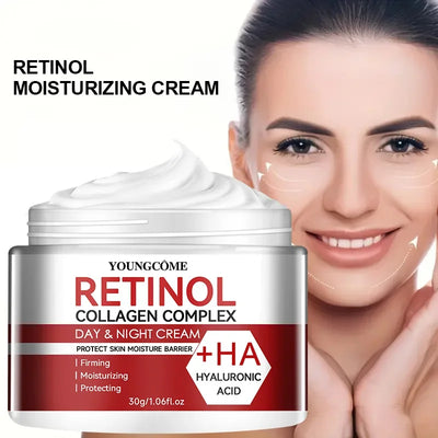 Retinol Collagen Facial Care Moisturizing Cream Deep Hydration  Suitable for dry Aging Face Cream Moisturizing Skin Repair