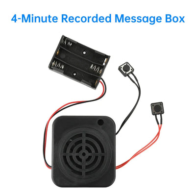Recordable sound module 2/4 minute recorder DIY voice recording module with speaker button control for music box greeting card