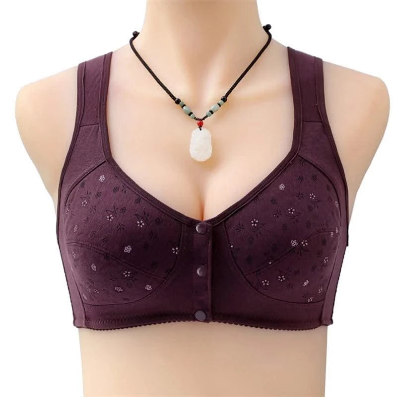 Plus Size Bra Front Buckle For Women