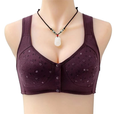 Plus Size Bra Front Buckle For Women