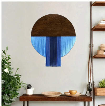 Nordic Handmade Round Woven Macrame Tapestry Room Decor Home and Decoration for Bedroom Livingroom Wall Art Aesthetics Home