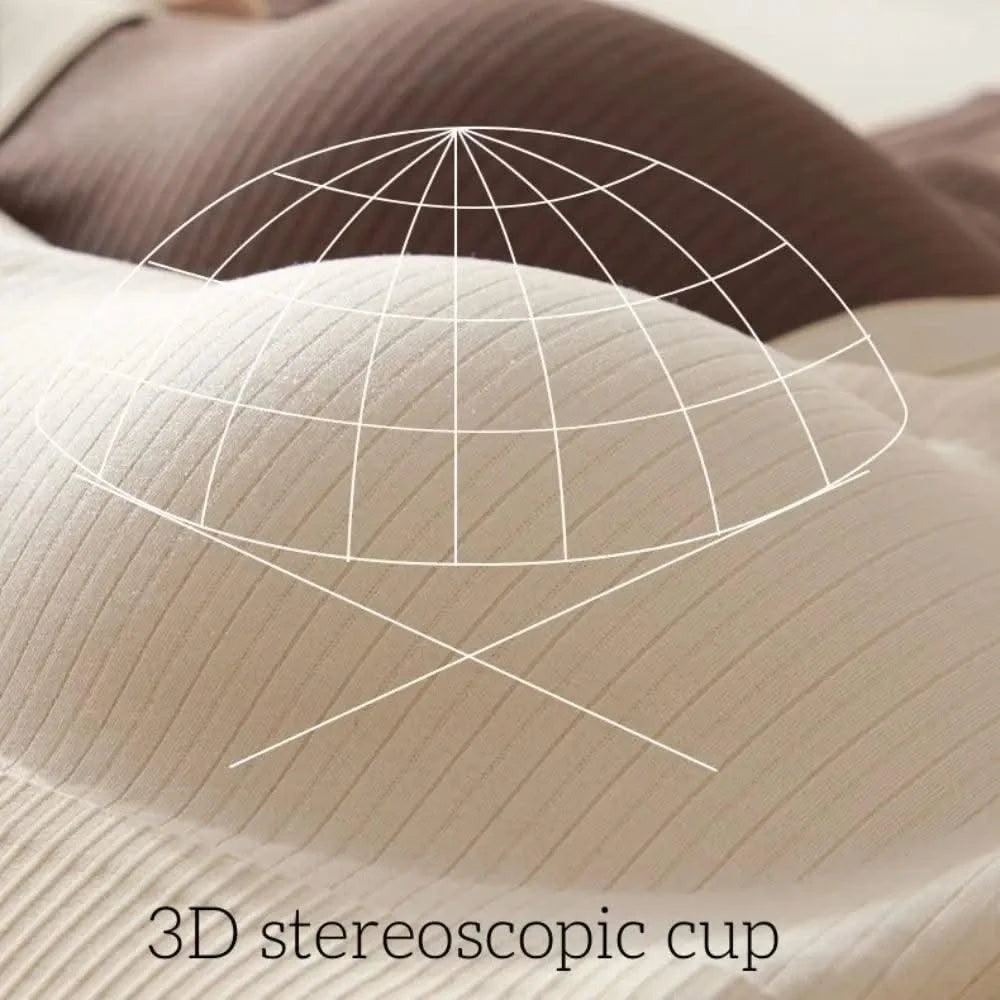 Comfortable Simple Wireless Bras Shockproof For Women