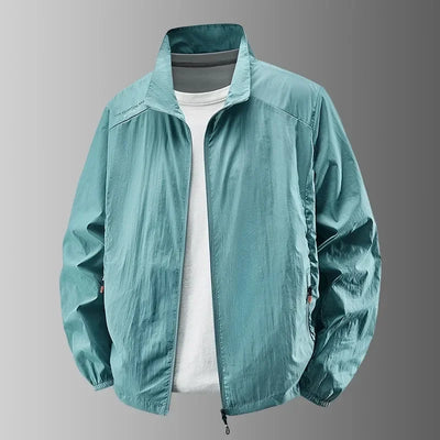 Summer Jackets Men Male Windbreaker Fishing Coats Father Ultrathin Sunscreen Jacket Youth Outerwearing Clohting Traveling Korean