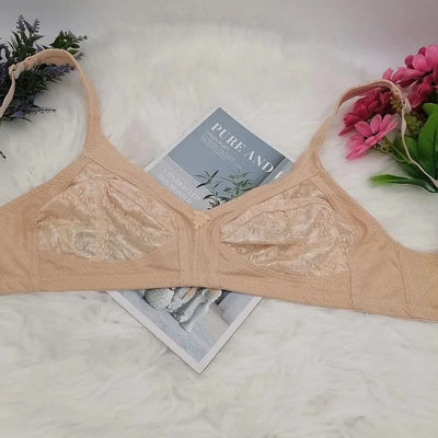 Classic Full Coverage Bra for women lace embroidery