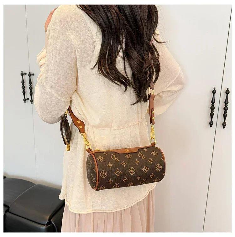 Famous designer popular classic elegant handbags leather ladies crossbody shoulder bag versatile and chic for evening