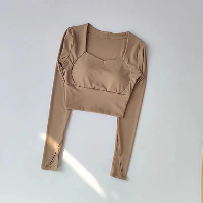 Women's Long Sleeve Seamless Fitness Top