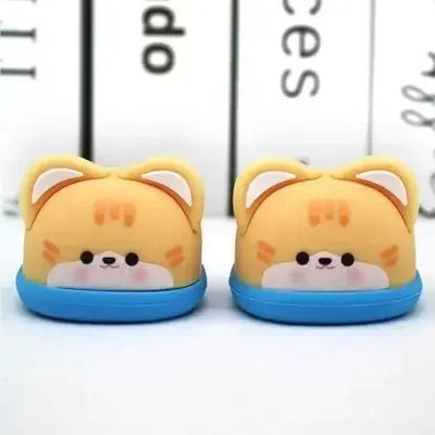 Labubu Shoes for 15/17cm Dolls Cute Animal Slippers Macaron Color Versatile Princess Shoes