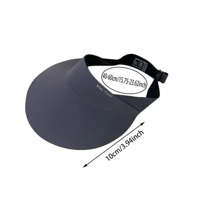 Summer Sunscreen Sun Hat For Women UV Protection Running Sports Empty Top Hat Light Foldable Sun Shade For Ladies