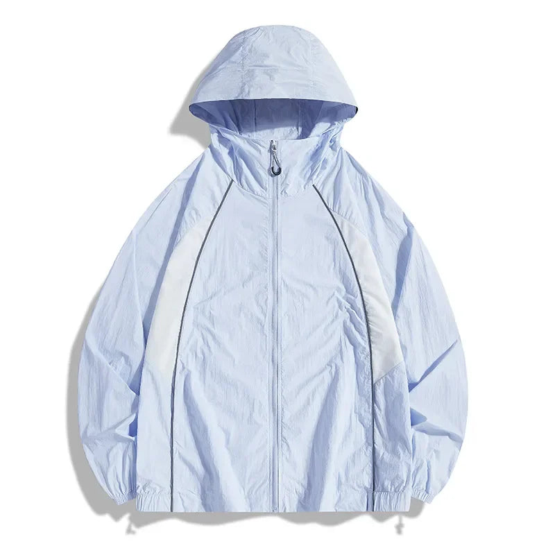 Summer Sun Jackets Men's Outdoor Cycling Clothing Quick Dry UV Skin Coat Women Sports Sun Protection Hiking Camping Windbreaker