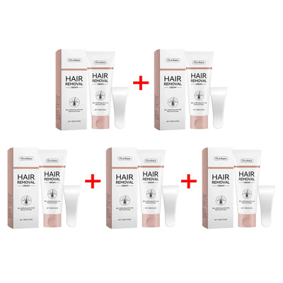 Painless Hair Removal Cream for Women Men Inhibition Hair Growth Moisturizer Body Back Legs Underarm Depilatory Cream with Brush