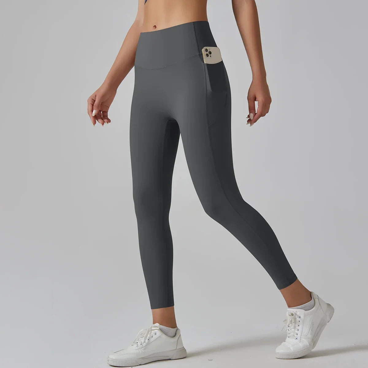Women Leggings With Pockets Tummy Control