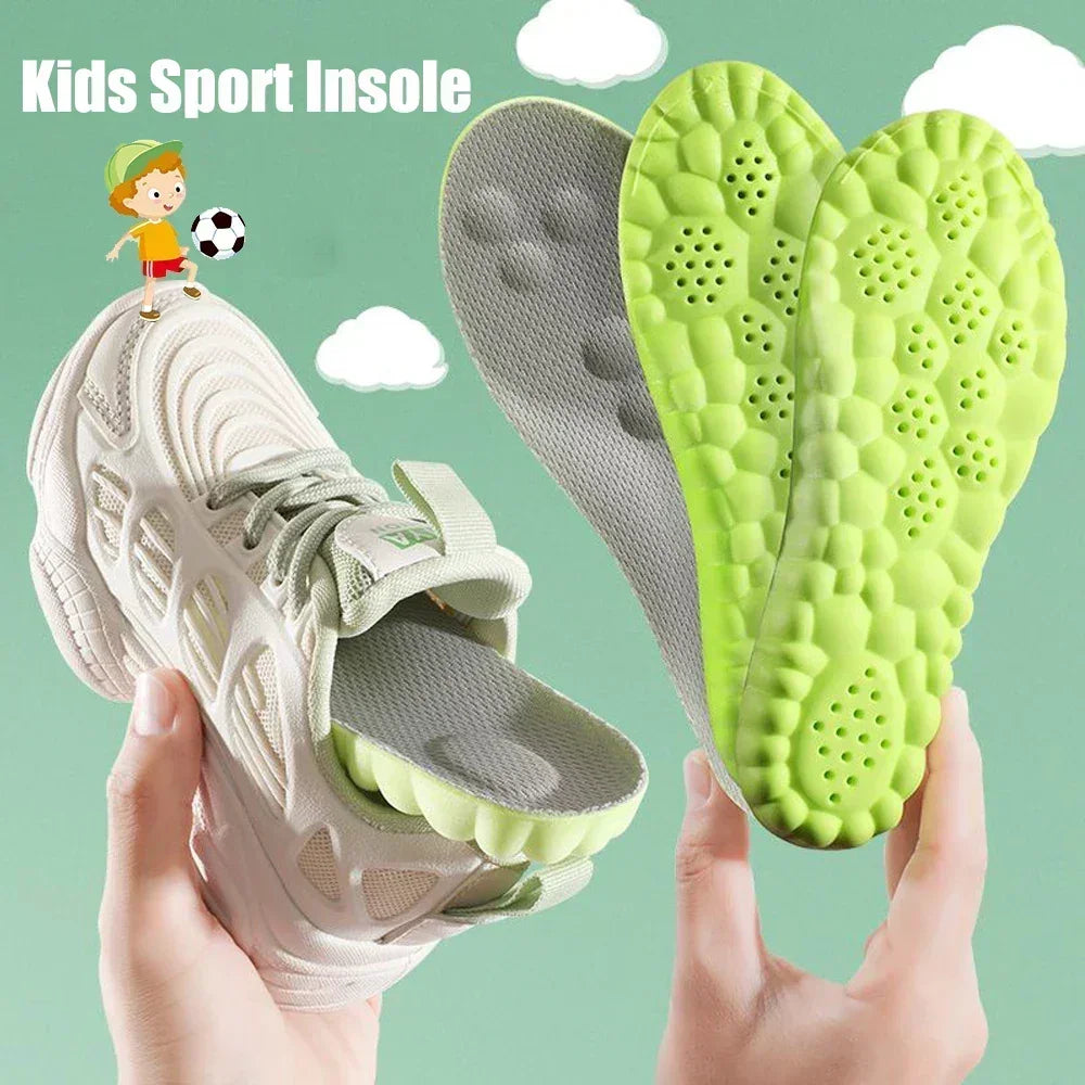 Flat feet arch support orthopaedic insoles for children | elastic shock absorber cushion kids shoes high quality | sport