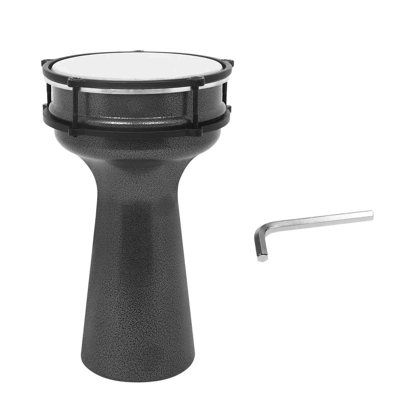 8 Inch Turkish Drums Arabian Middle Eastern Drums African Drums Profession Portable Metal Hand Drum Percussion Instrument