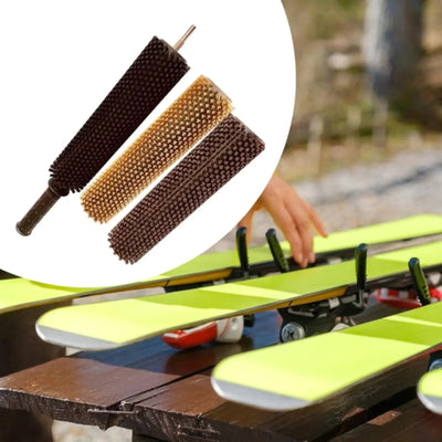 Ski Brush Set Snowboard Waxing Brush Set Professional Efficient Rotating Brushes Reusable Ski Waxing Brushes Ski Wax Brushes