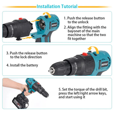 Brushless Electric Treasure Multitool Tools Screwdriver Electric Drill Polisher Reciprocating Saw Polisher Power Accessories
