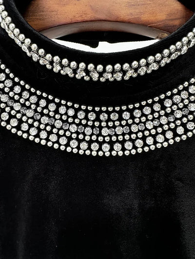 HIGH STREET Newest Fashion 2025 Designer Party Vestido Women's Diamonds Beading Sleeveless Sexy Backless Velvet Long Maxi Dress